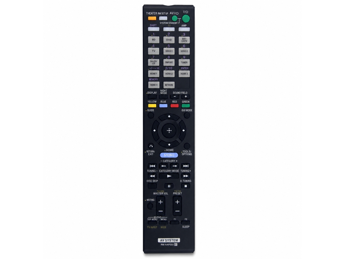 Comando À Distância De Substituição Compatível Com Sistema Av Sony Rm-aap055_dae