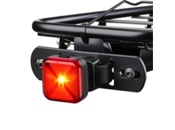 Luz Traseira De Bicicleta Para Montagem Em Rack De Bicicleta Traseira, Lanterna De Segurança Para Ciclismo Traseira De Bicicleta Led Recarre