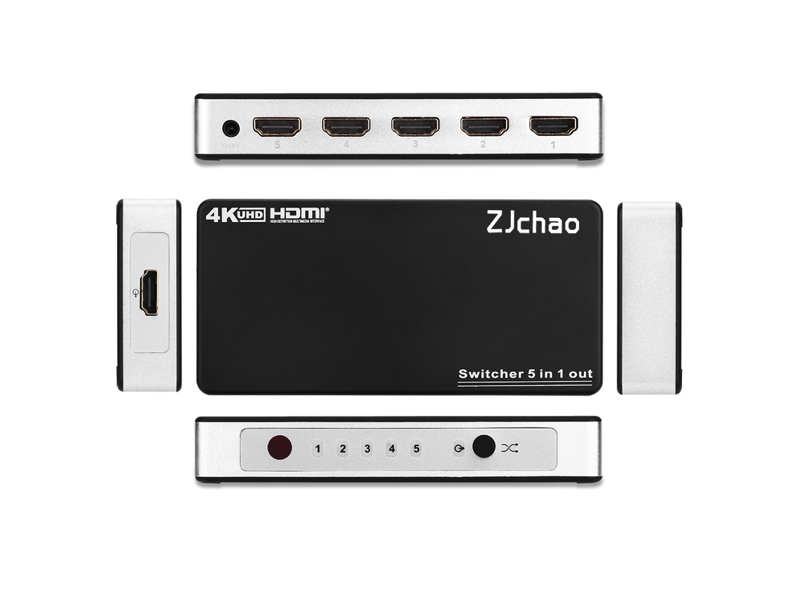 Conversor Hdmi Para Vga Com Conversão Vídeo E Suporte Áudio
