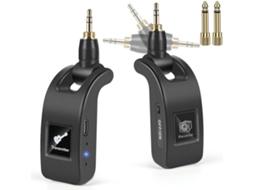 Transmissor e Receptor Sem Fio para Guitarra, Modelo Mais Recente de 2025,2, 4 Ghz: Sistema Sem Fio para Guitarra, Baixo, Violino AQUAFORGE