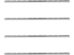 Yardenfun Conjunto De 4 Pares Corrediças Laterais Gaveta 406mm Com Amortecimento Silencioso, Duas Seções, Rolamentos De
