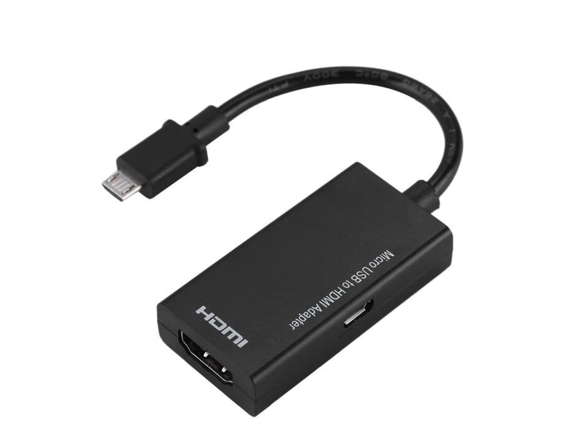 HURRISE Micro Usb para 1080P Adaptador de Som Estéreo de 8 Canais Para