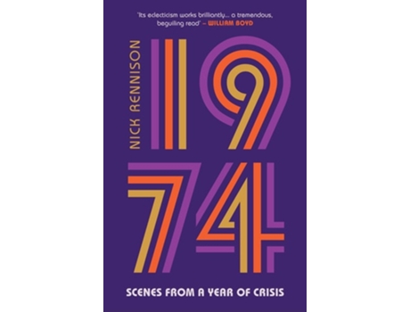 Livro 1974 de Nick Rennison (Inglês - Capa Dura)