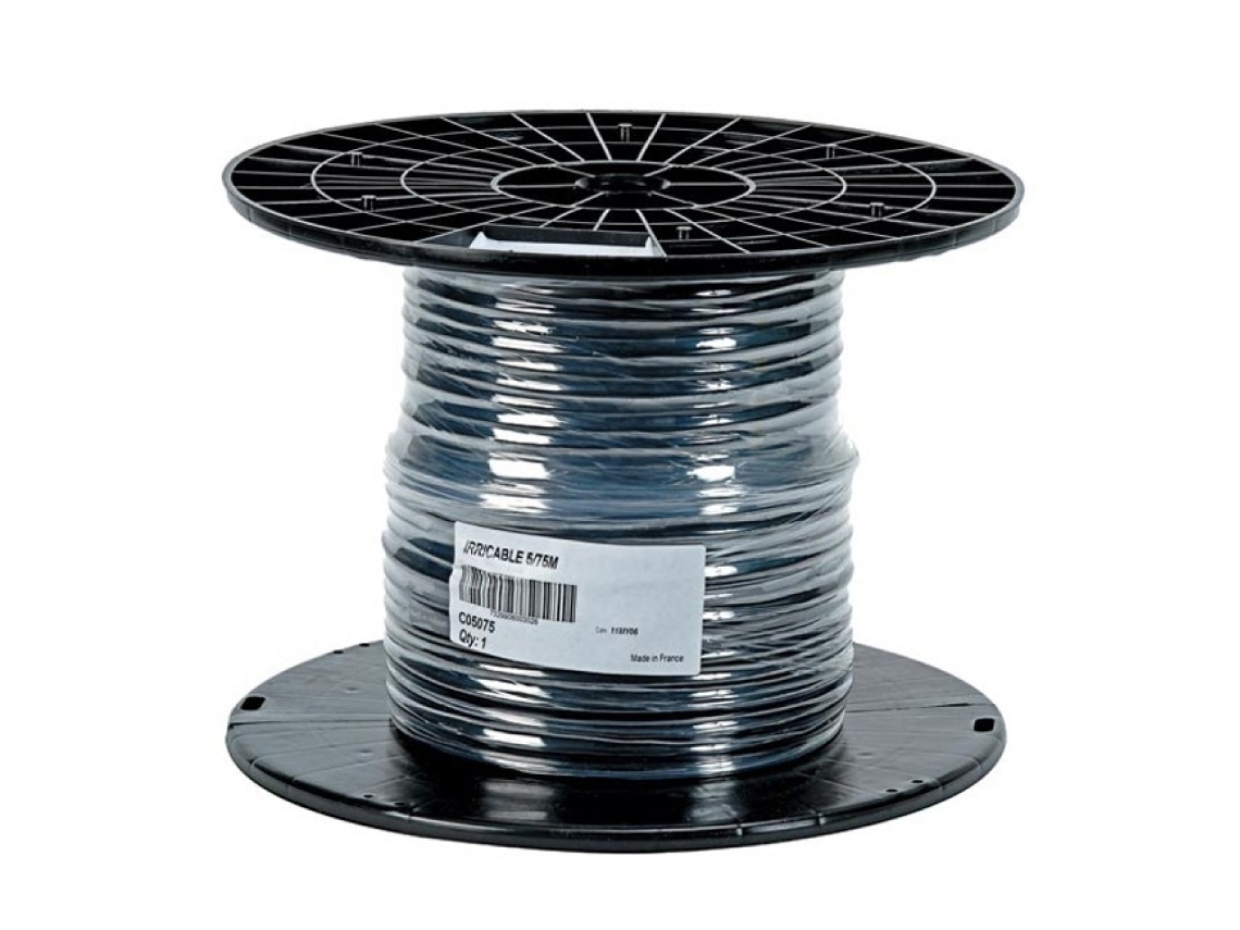 Cabo elétrico 3 fios condutores. Comprimento 150 metros Cabo multicondutor de 3 fios para baixa tensão (<30 Volts). Ideal para dirigir o RAIN BIRD