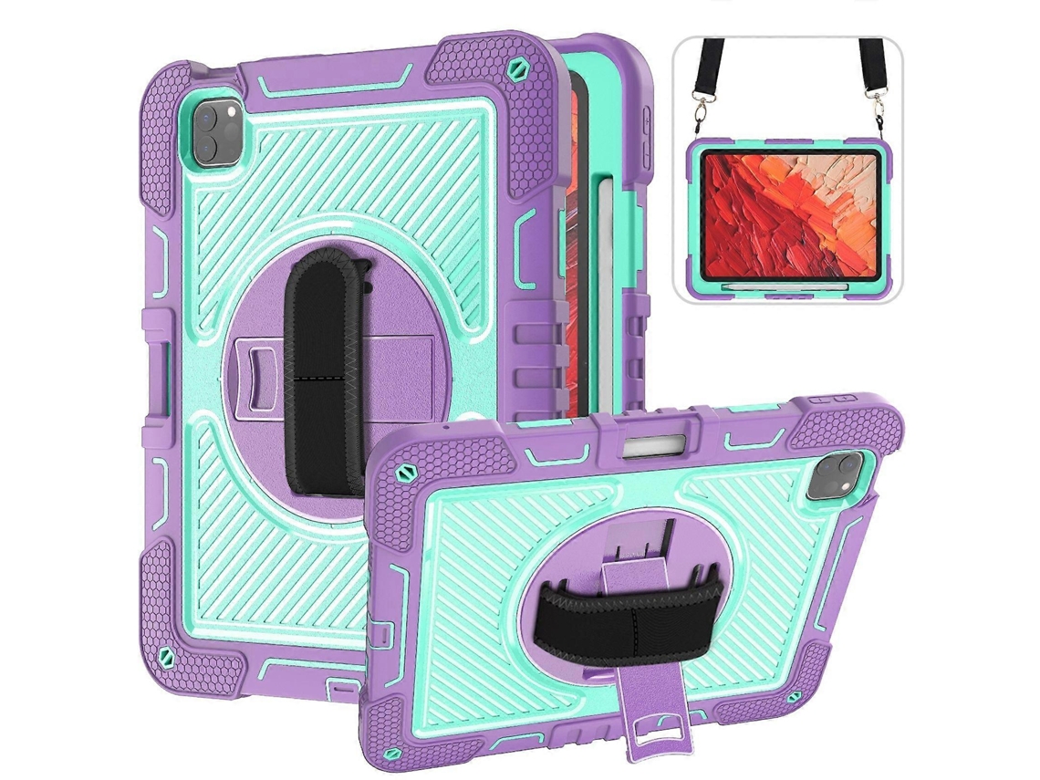 Capa de silicone com rotação de 360 graus e contraste de cores para tablet Webake