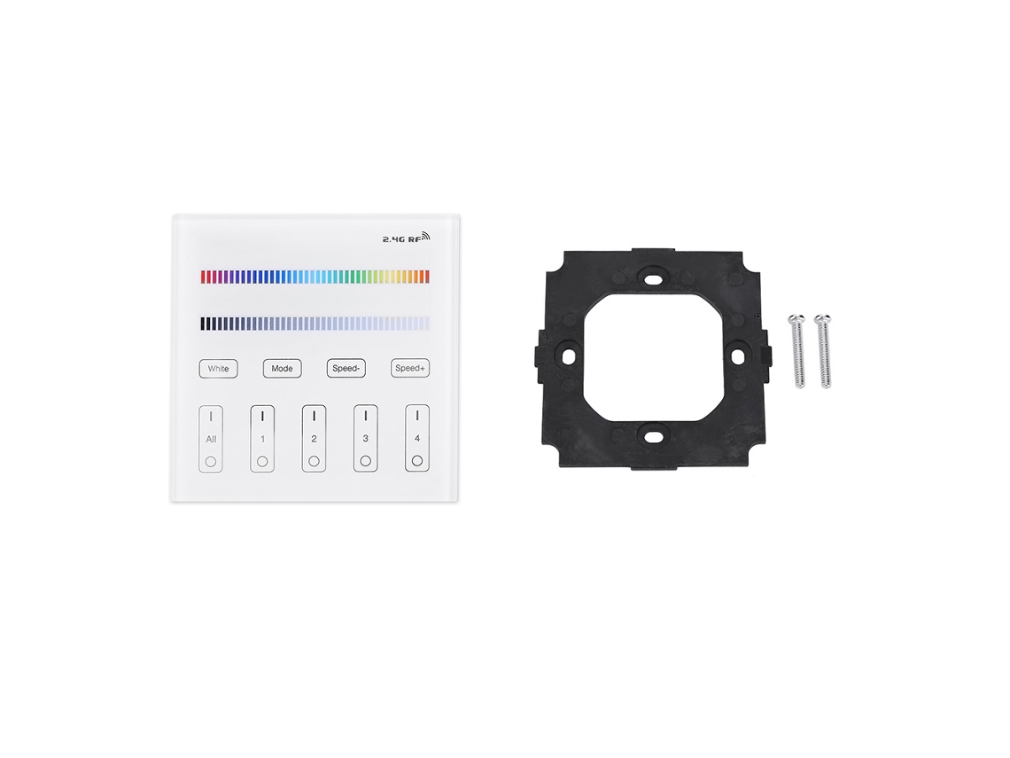 Controlador Milight Smart Painel (sem Fio 2.4g, Controle de 4 Zonas)