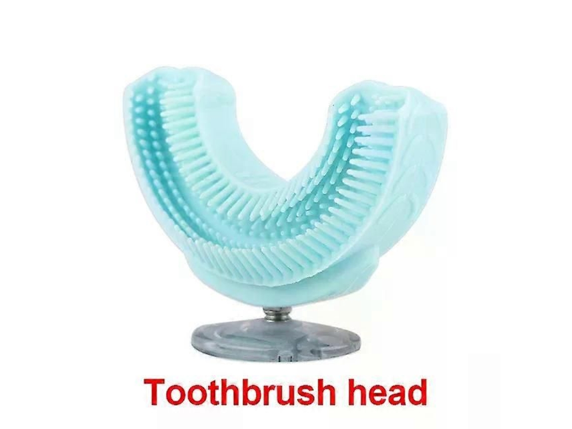Crianças Escova de Dentes Elétrica 360 Graus Automática Usb Limpa Limpeza Silicone Criança Inteligente em Forma U GOKOCO
