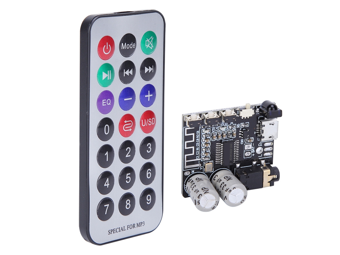 Laxiscreed Receptor Bluetooth De Áudio Com Controlo Remoto Ir V3.0 Para Sistema De Som