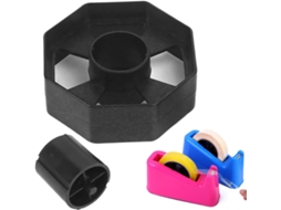 Fita Adesiva Dispenser Set Core 1e 3, Fita Adesiva Dispenser Wheel, Preta Reposição Plastic Wheel For