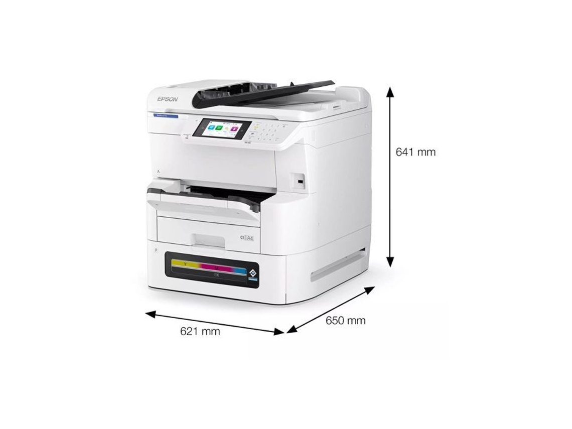 Impressora Multifuncional Epson Wf Pro Em C8100rdwf Jato De Tinta A3 Wi Fi