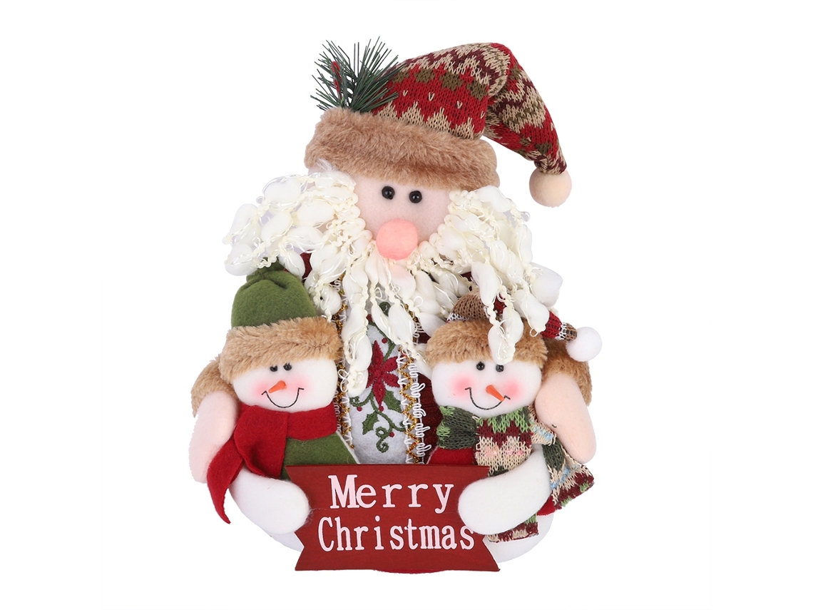 Laxiscreed Conjunto De Decoração Natalícia Com Presépios, Pai Natal E Boneco De Neve Para Casa