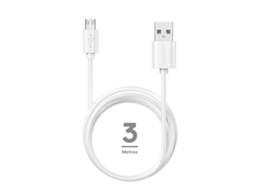 Cu3605 Cabo De Dados 1.8a - Micro Usb (3m) Branco