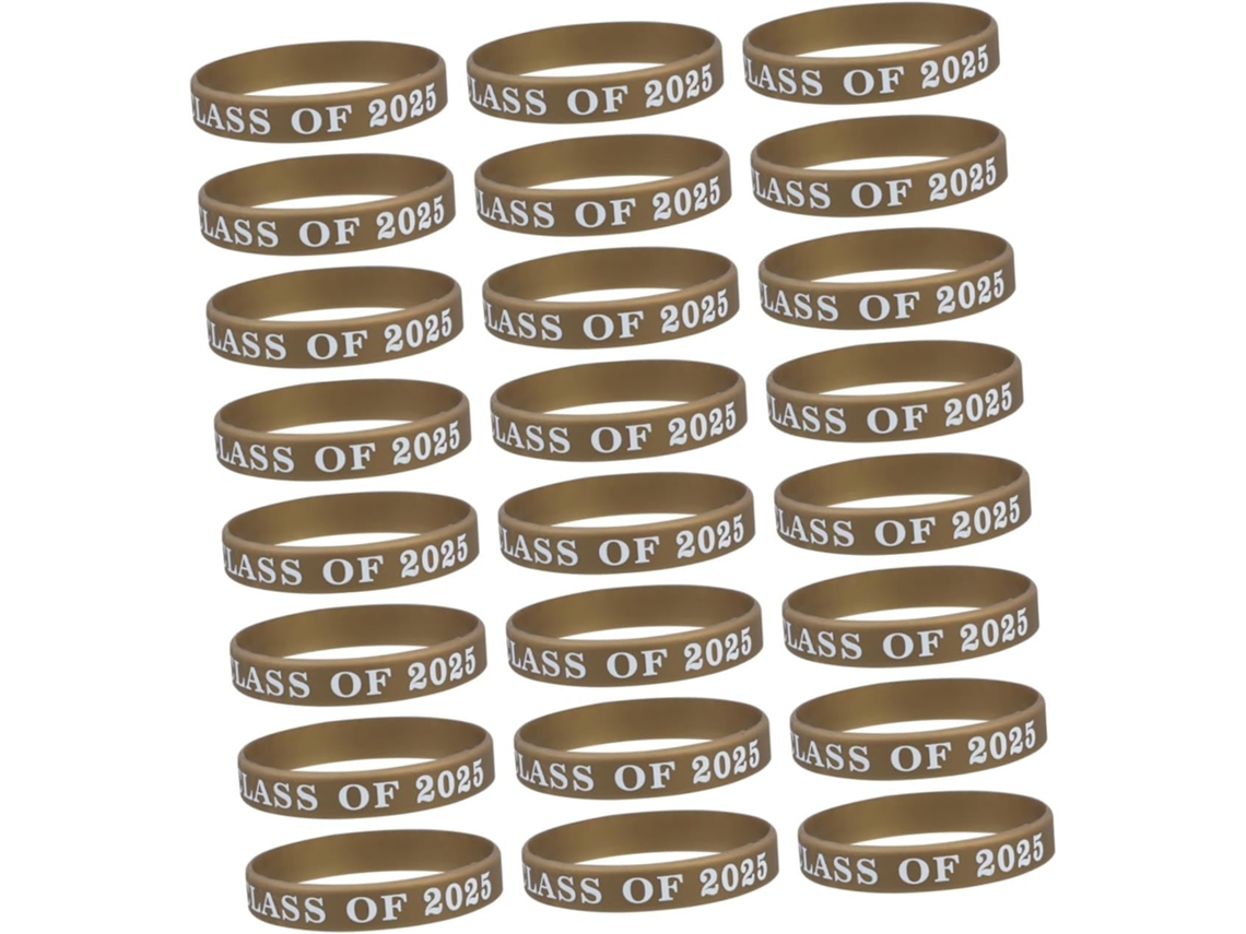 Pulseiras de silicone Operitacx, 24 peças, acessórios para festas de formatura, pulseiras para eventos com temática de embriaguez.