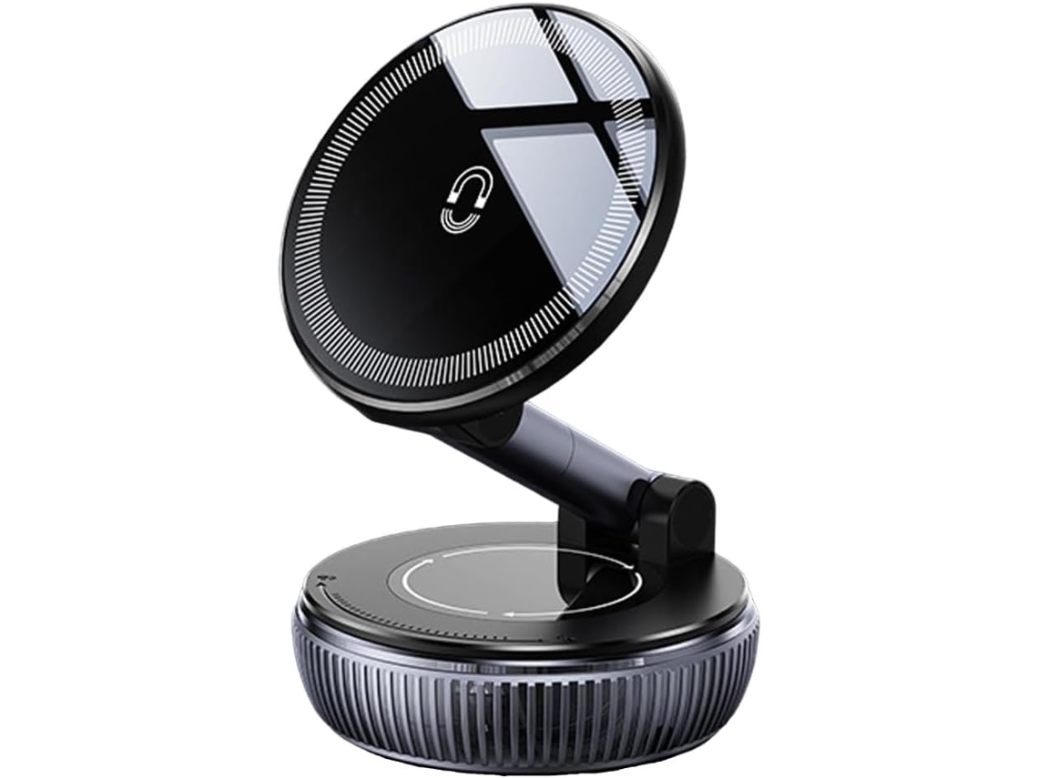 Suporte Magnético Para Celular No Carro, Com Ímã Forte E Ventosa Para Fixação, Rotação De 360° E Dob Gokoco