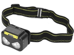Lanterna De Cabeça Com Led Amarelo Xpg+cob, Bateria Integrada,