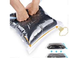 Sacos De Compressão - Acessórios Viagem Pacote Com 10 Otimizadores Espaço Sem Necessidade Vácuo Ou Bo Mba Armazenamento A Para Itens Essenciais P