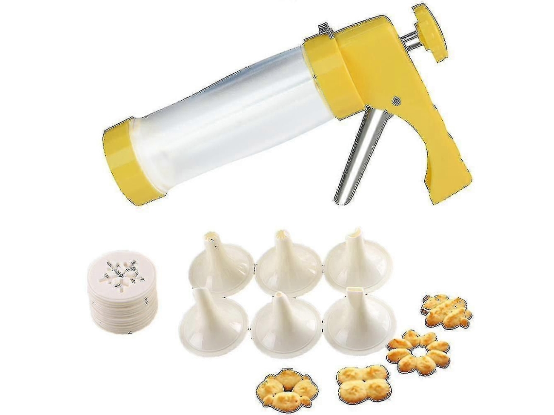 Kit De Biscoitos Com Extrusora E Prensa Para Decoração