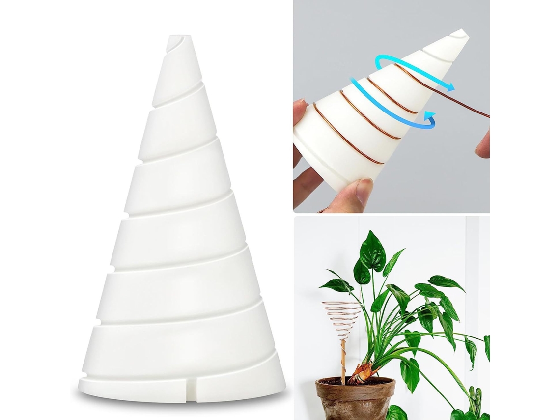 Braçadeira para Antena de Jardim Feita Fio Cobre AQUAFORGE (9,3*5,2cm)