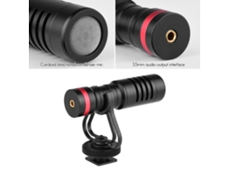 2026 micrófono Cardioide Condensador com Montagem Anti shock, Cabos de 3.5mm e Capas para Smartphone, Câmera, Pc e Gravador de Áudio