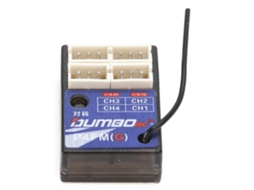 Receptor Rc Dumborc P4fm 2.4ghz 4ch com Giroscópio para Transmissores de Rádio X4 X5 X6 X6pm Ddf 350 MDUG (g)