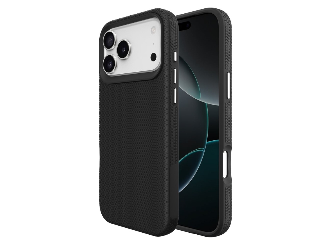 Capa Híbrida Magsafe Para Iphone 17 Pro, Preta.