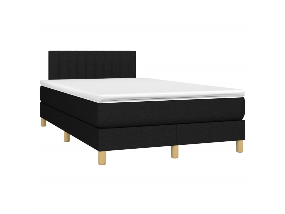 Box Spring Bed, Box Spring Beds Vidaxl Preto Tecido (120 X 190 Cm)