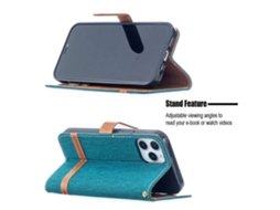 Capa para iPhone 12 Pro Pele Sintética Verde