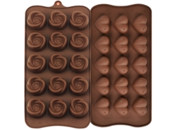 Molde de Bolo de Silicone Multiestilo Molde de Chocolate Love Animal Baking Mold Faça Você Mesmo Pequeno Molde Flexível
