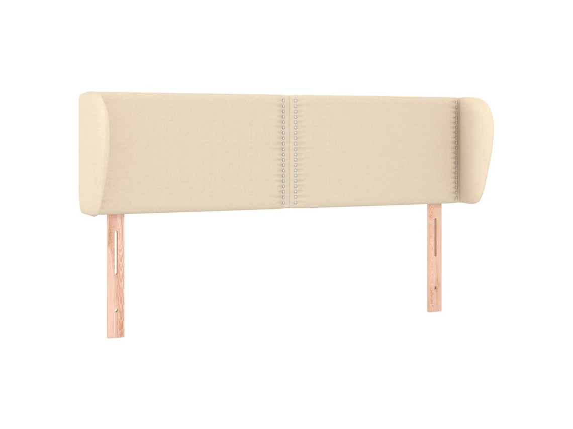Headboard, Headboards Vidaxl Creme Tecido (147 X 23 X 78/88 Cm)