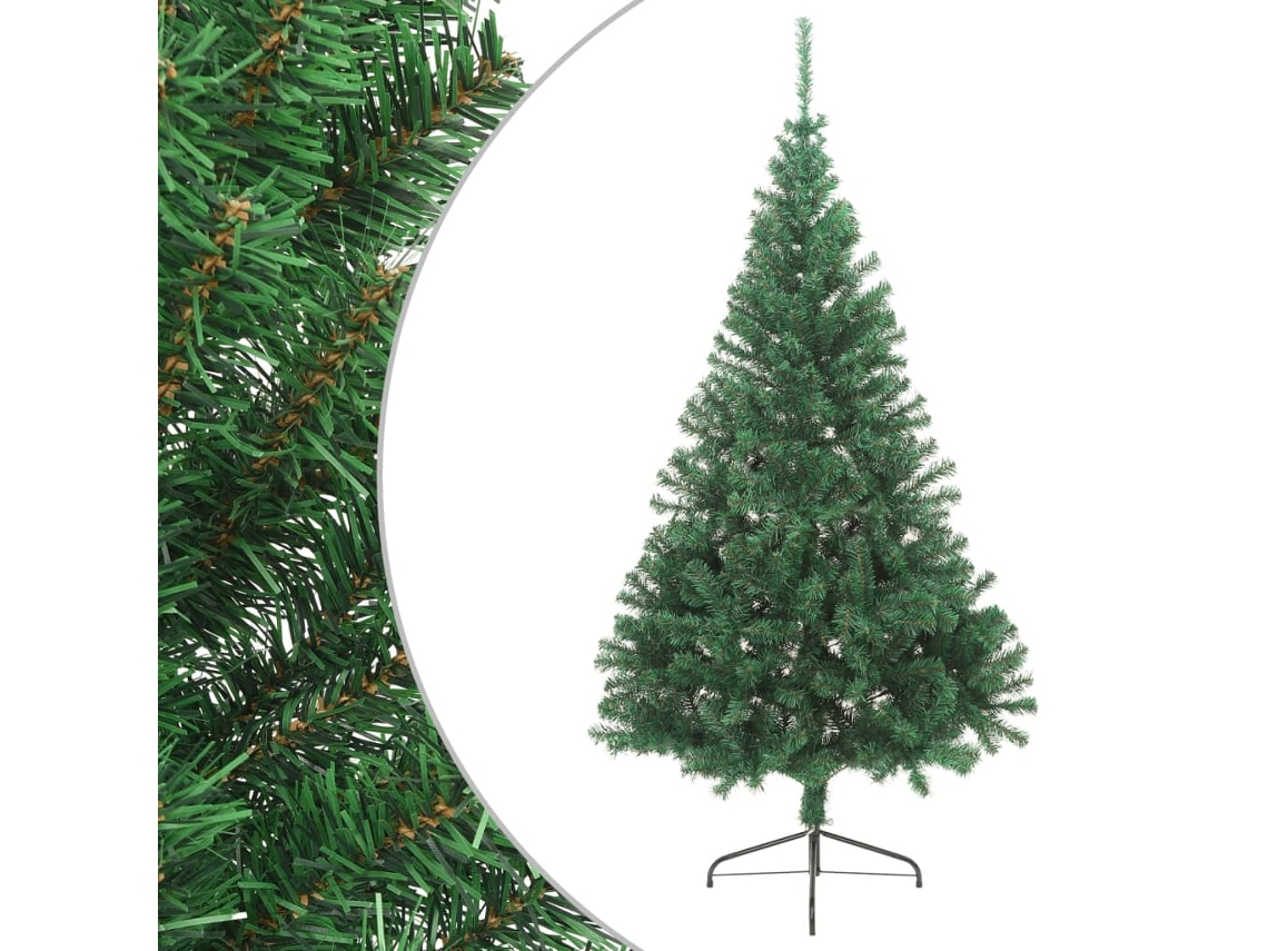Artificial Half Christmas Tree, Artificial Half Christmas Trees Vidaxl Verde Pvc (240 Cm)
