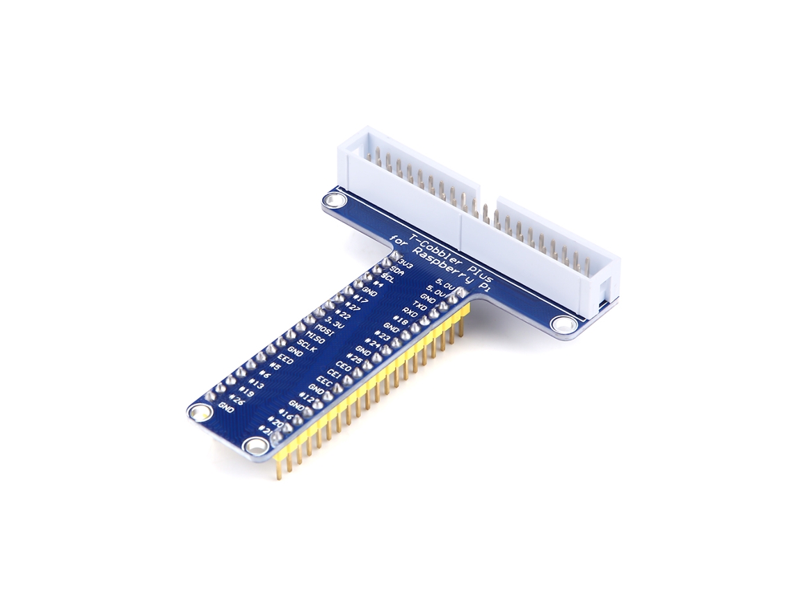 Placa de Expansão Gpio T Shape 40 pin para Raspberry Pi 3b+/3b/2b