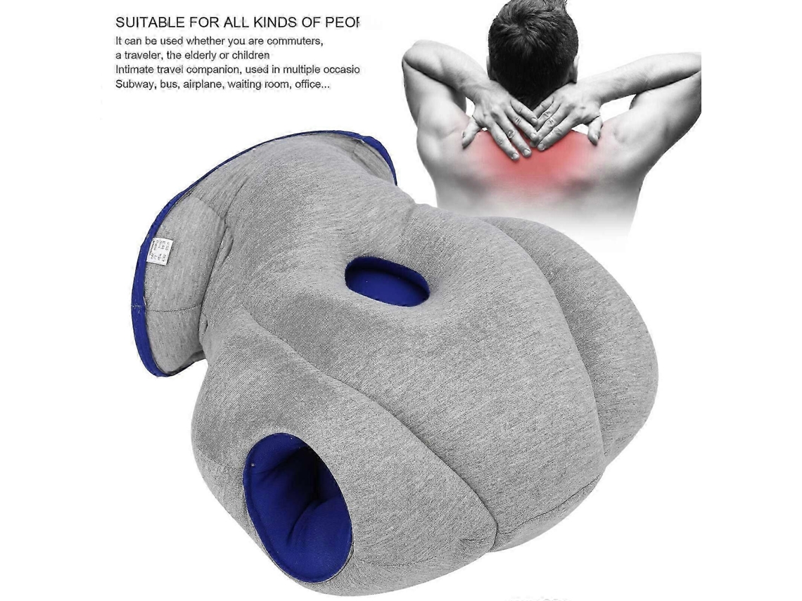 Travesseiros De Viagem Quentes Em Espuma Viscoelástica Com Formato Avestruz, Apoio Pescoço Ideal Para Escritório E Viagens. Aquaforge