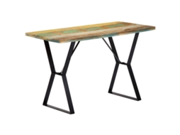 Vidaxl Mesa De Jantar 120x60x76 Cm Madeira Recuperada Maciça