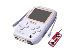 Console de Jogos Retrô Portátil + Controle 2 em 1, 10000 Mah, com Carregamento Dois Fios, Nostalgia para Crian Ças. GOKOCO
