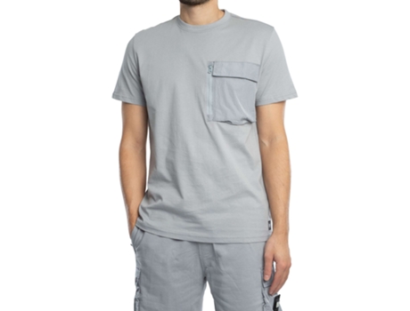 T-shirt De Homem Weekend Offender Takaji Algodão Cinzento (l)