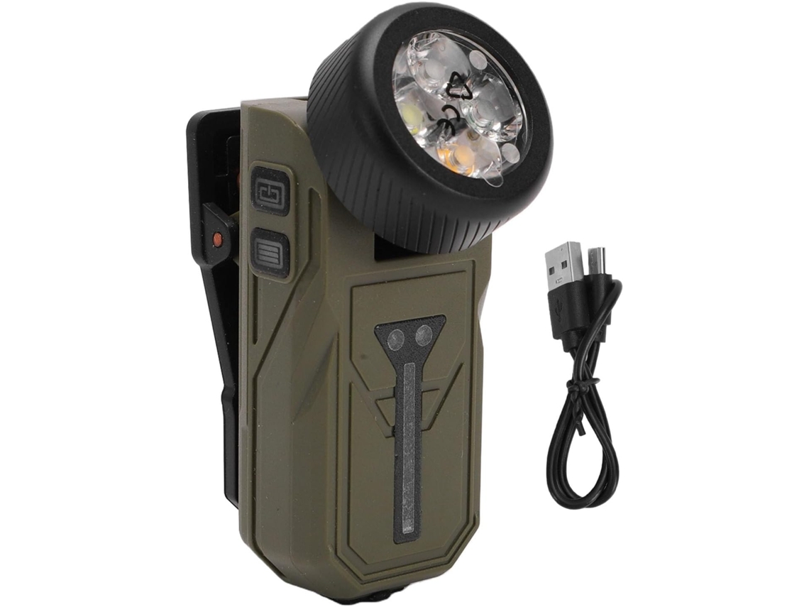 Lanterna De Encaixe Com Detector Movimento E Clipe Para Uso No Escuro