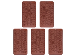 Moldes De Silicone Para Biscoiteira, Chocolate, Pudim E Bolo