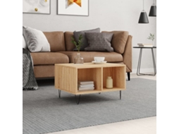 Vidaxl Mesa De Centro 60x50x36,5 Cm Derivados Madeira Carvalho Sonoma