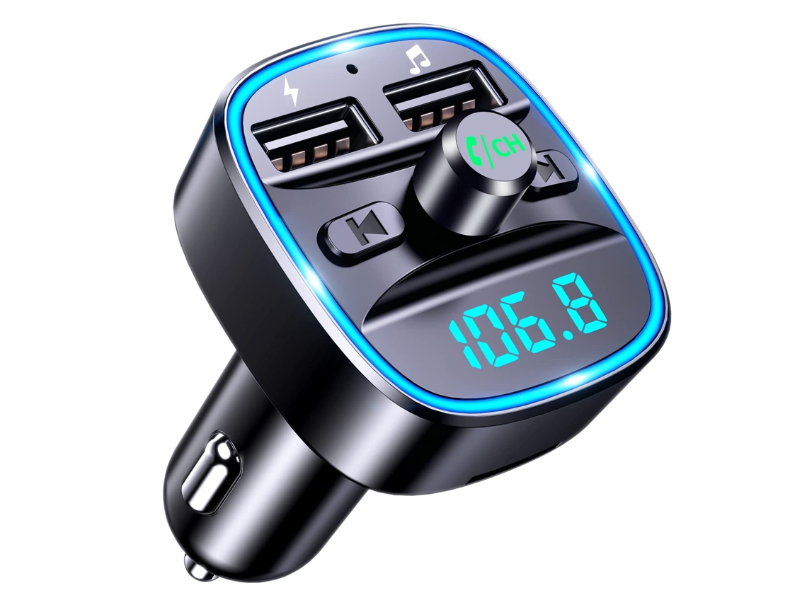 Transmissor Fm Bluetooth 5.0 Veicular, Usb, Mãos-livres, Mp3