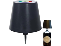 Luminária De Mesa Led, Rgb, Recarregável, Toque, 3 Cores, Para Cabeceira, Escritório, Sala Ou Ambiente Decorativo