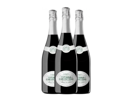 Vinho branco CAN MATONS Titiana Pansa Blanca Brut Nature Alella Reserva (0.75 L - 3 Unidades)