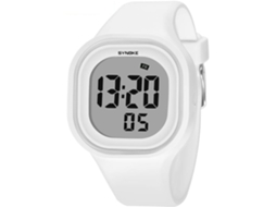 Digital Lovers Relógios Moda Impermeável Luminosa Silicone Relógio Desportivo Multifunções