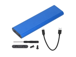 Enclosure NVMe SSD 2TB, suporte dual protocolo, dissipação rápida, para HDD/SSD, Windows 98/SE/Me | S/MARCA
