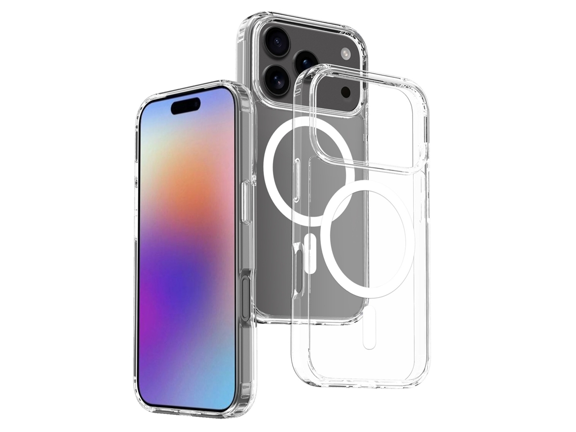 Capa Transparente Para Iphone 17/air Com Fecho Magnético, Resistente A Quedas E Com Proteção Total.