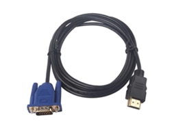 Adaptador HDMI Lurelia Cabo para VGA, 1080p, 15 pinos, macho, 10m