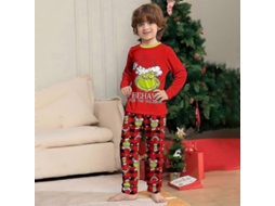 Pijamas De Natal Familiares Com Grinch Para Adultos, Crianças E Bebês - Conjunto De Pijamas Mxbc7-8yboys 7-8a Crianças