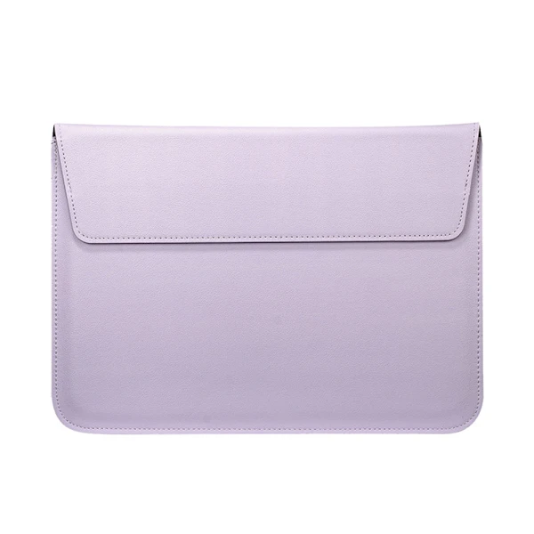 Capa Para Laptop De 13 Polegadas Em Couro Sintético, Bolsa Tipo Envelope co