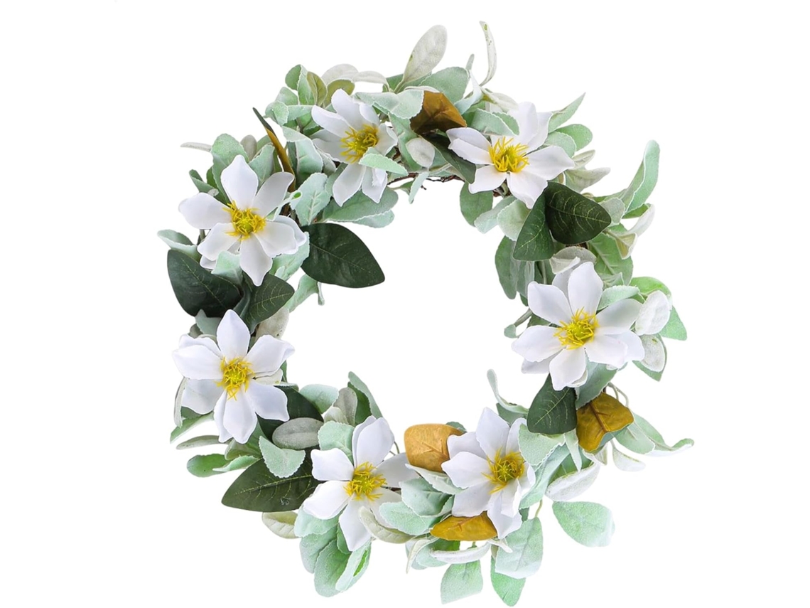 Guirlanda De Magnólia, Guirlanda De Primavera 40 Cm Guirlandas De Folhagem De Ma Gokoco (15,74 Polegadas)