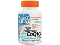 Suplemento Alimentar DOCTOR'S BEST Coq Alta Absorção Com Bioperine (120 cápsulas vegetais)