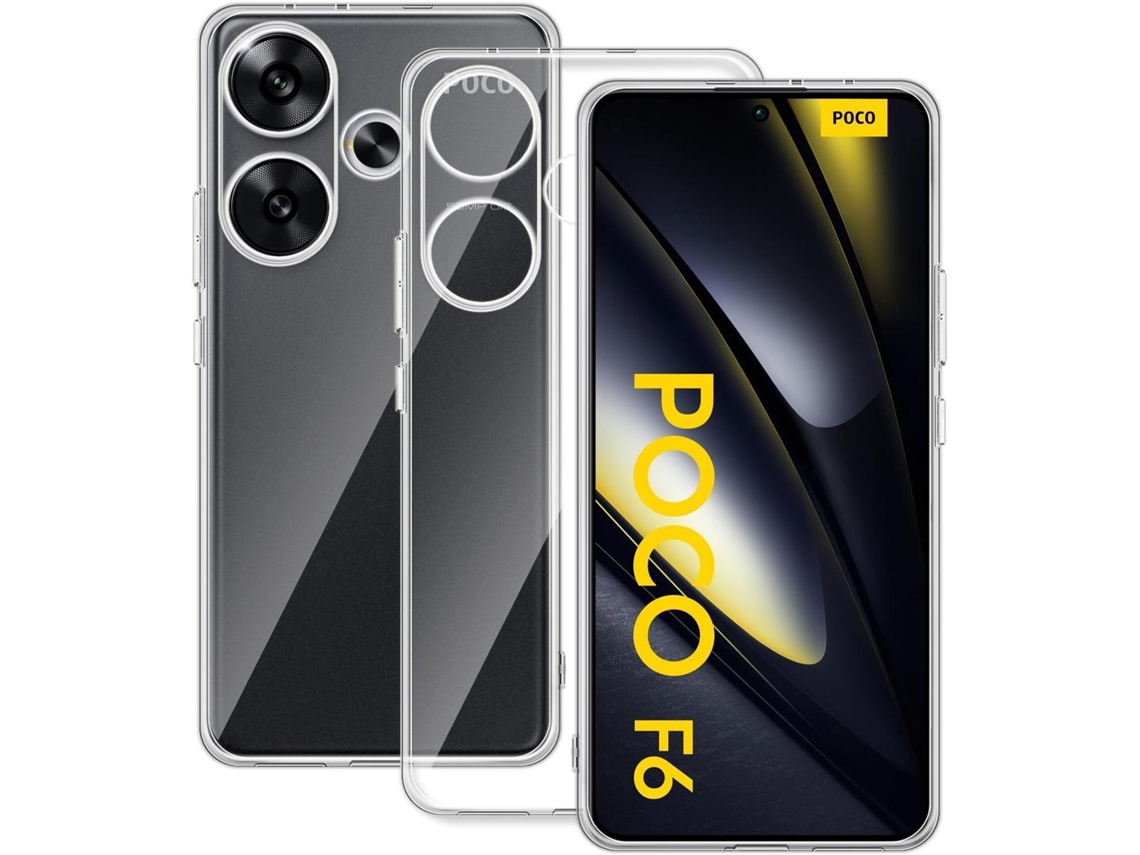 Lurelia Kit Proteção Para Xiaomi Poco F6 / Redmi Turbo 3 5g, Capa Tpu Transparente E Vidro De Ecrã